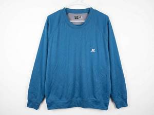 lot 664 image: Russell Dri-Power Mens XL Long Sleeve Crewneck Pullover Blue