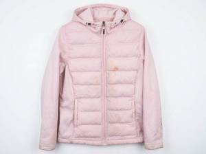 lot 674 image: New Balance Womens Hooded Full-Zip Jacket Light Pink Size L