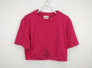 lot 676 image: PINK Victorias Secret Womens Cropped Short Sleeve Sleepwear Tee Size M