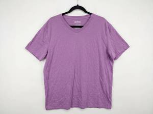 lot 694 image: Urban Pipeline Mens V-Neck Short Sleeve T-Shirt Size XXL Purple