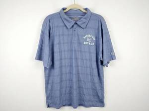 lot 709 image: Kansas City Royals Mens Short Sleeve Polo Shirt Light Blue XL