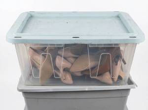lot 723 image: A New Day Womens Pointed Toe Stiletto Pumps Lot - Blush & Brown