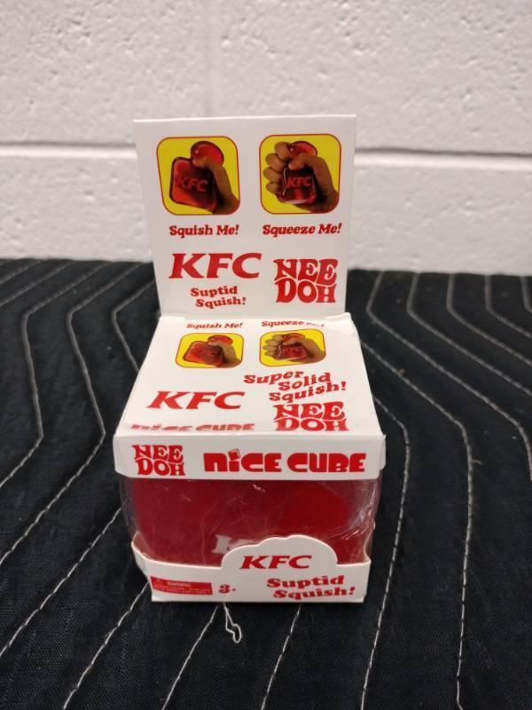 lot 131 image: NeeDoh Nice Cube Squish Toy - KFC