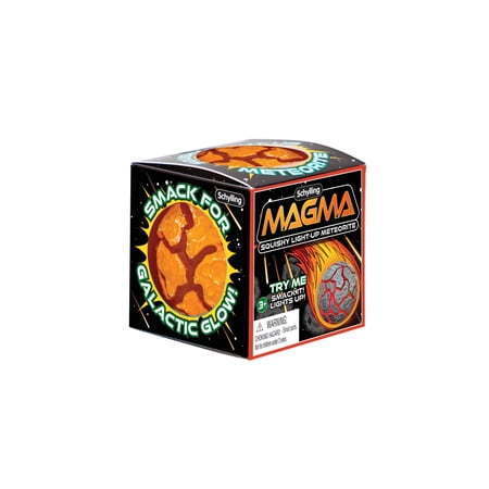 lot 151 image: Schylling Magma Ball Light-Up Stress Squeeze Toy Ages 3 MGM