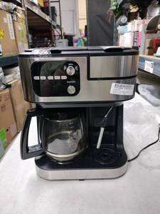 lot 5082 image: Cuisinart Barista Coffee Center Coffee Maker w 12-Cup Glass Carafe