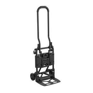lot 5094 image: COSCO Shifter 2-in-1 Folding Hand Truck & Cart 300 lb Capacity Black 12223BLK1E