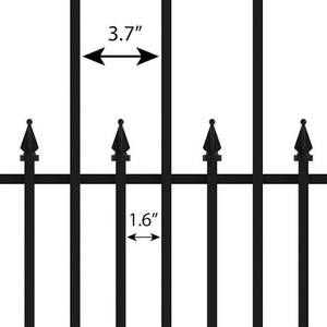 lot 5105 image: Origin Point Brands Empire Fence Base Unit Qty 4 Model 061115