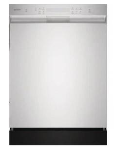 lot 2 image: Sharp Built-In Dishwasher Stainless Steel - Retail $500