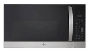 lot 6 image: LG Over-the-Range Microwave Oven 1.7  - Retail $400