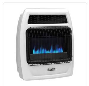lot 12 image: Dyna-Glo Blue Flame Propane Gas Heater 20000 BTU - Retail $210