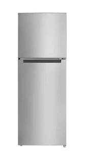 lot 18 image: 10.1 Vissani Top Freezer Refrigerator stainless steel  - Retail $600