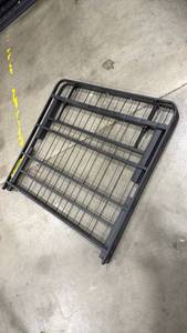 lot 205 image: Foldable metal twin size pop up bed frame