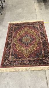 Karastan Medallion Kerman area rug 84 x 51 in