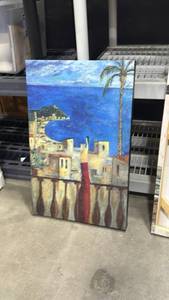 lot 256 image: Canvas wall decor 25 x 16 in