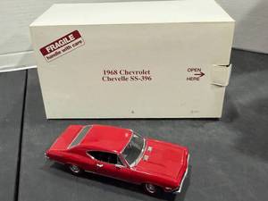 1968 Chevrolet Coup SS 396 scale model die cast car with box
