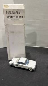 lot 1019 image: 1960 Chevrolet Coupe white  scale model car with box
