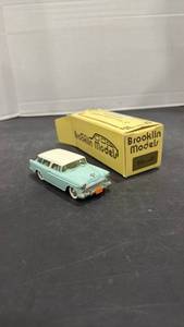 lot 1076 image: 1955 Chevrolet Nomad Brooklin Models 143 scale die cast metal automobile with box