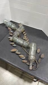 lot 2019 image: Outdoor bottle garden decor 32 in tall