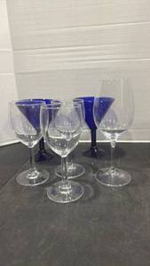 lot 2052 image: Wine and martini glasses