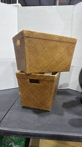 lot 2069 image: Pair of baskets