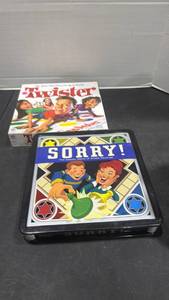 lot 2077 image: Sorry and Twister board games