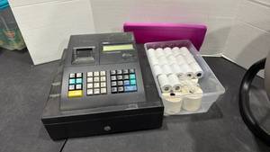 lot 2166 image: Royal cash register with receipt paper (no key)