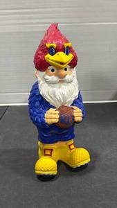 lot 3004 image: Collegiate Licensed KU Jayhawker gnome