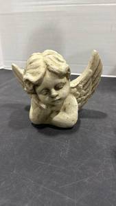 lot 3008 image: Plaster cherub bust