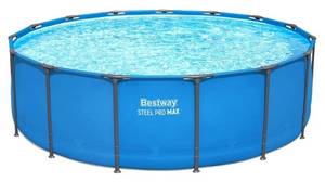lot 18823 image: Bestway Steel Pro MAX 15�� x 48 Above Ground Swimming Pool, Pool Only. - Retail $260