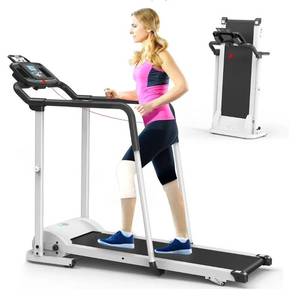 lot 18830 image: Ksports Advanced Rehab Walking Treadmill with 2.25HP Motor, Long Handrails for Balance - Retail $258
