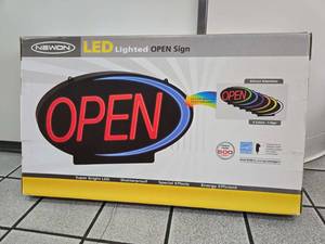 lot 18855 image: Newon LED Lighted OPEN Sign&nbsp