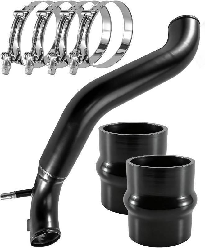 lot 201611 image: Retails for $152 3.5 Inch Intercooler Tube kit Fit for Ford F-150 3.5L ECOBOOST V6 GAS DOHC Turbocharged 2011-2014, Include Intercooler Tube Interface Pipe Bone, Black