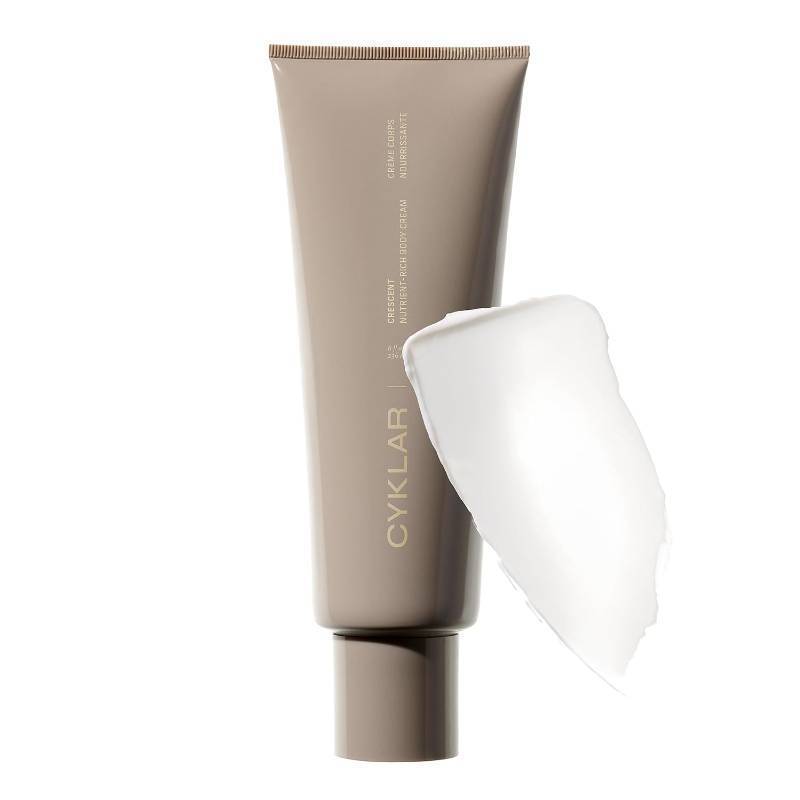 lot 311611 image: CYKLAR Nutrient Rich Body Cream   Non-Greasy Lotion for 48-Hr Moisture   Squalane, Niacinamide & Banana Flower for Hydration & Skin Barrier Support   Dry Skin Moisturizer 8oz   Crescent