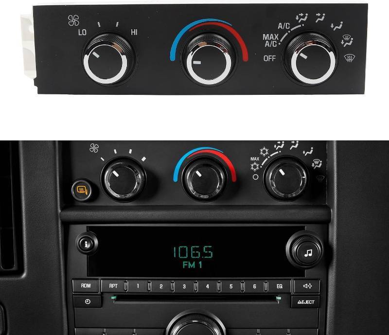 lot 321591 image: (3 Pack) Dasbecan 599-217 AC Control Panel Compatible with Chevy Express 1996-2020