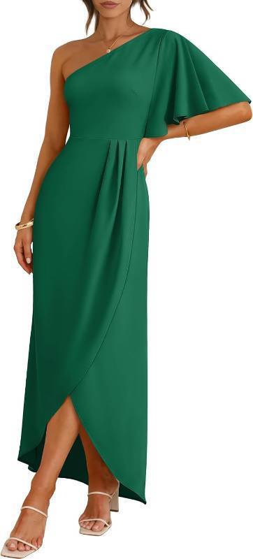 lot 331404 image: ANRABESS Women One Shoulder Formal Wedding Guest Dress
