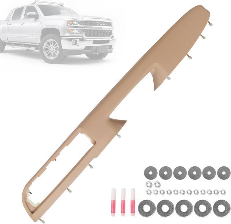 lot 142356 image: 80995 Front Driver Side Armrest Repair for 2010-2014 Chevrolet Silverado Tahoe Avalanche Suburban GMC Sierra Yukon with Door Release Handle Above Armrest, 27 inch Tan OE# 84127278