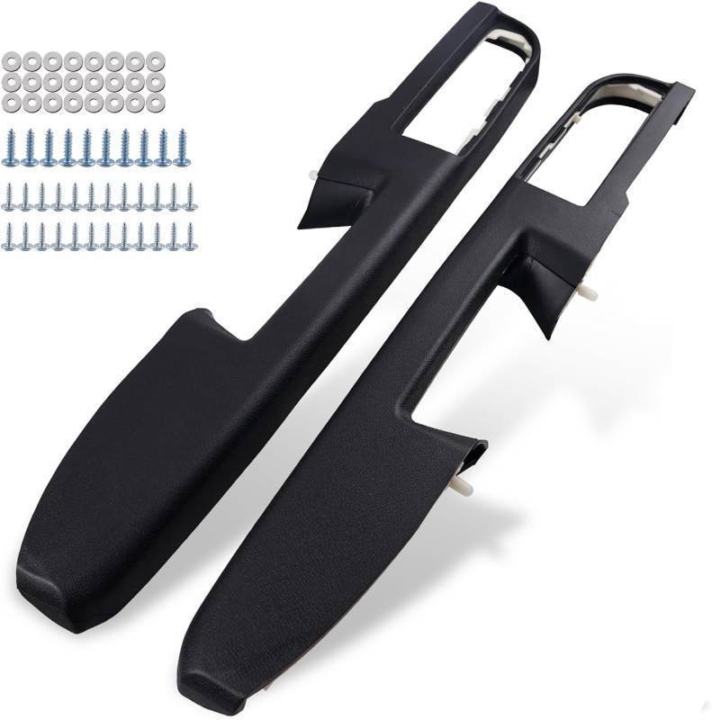 lot 442181 image: 80994 Front Door Driver & Passenger Side Armrest with Release Handle Above Armrest 27inch Left Right Fit for Chevrolet Chevy GMC Sierra Silverado Tahoe Suburban 2010-2014 Replace OE# 84127280
