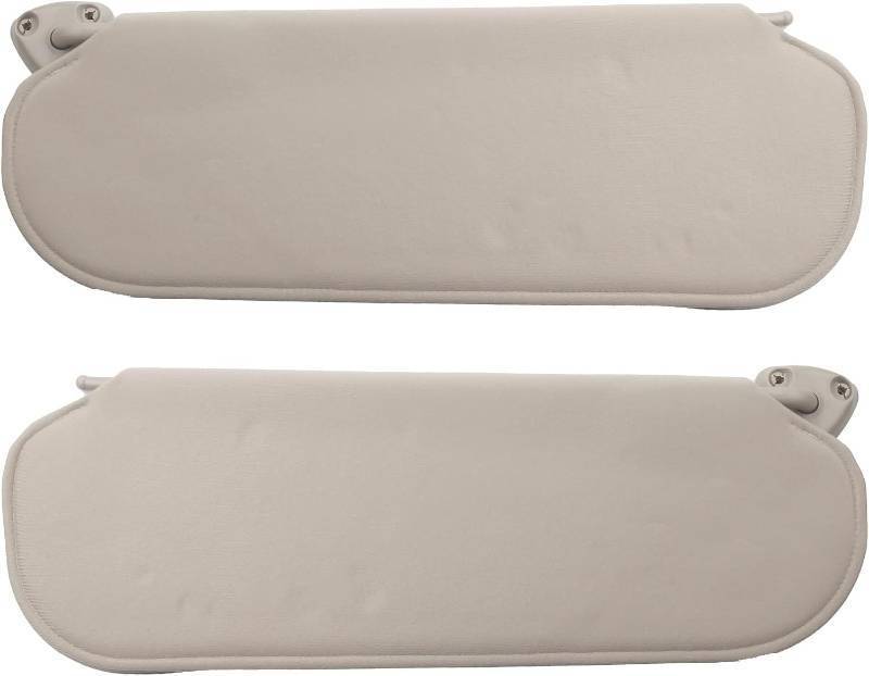 lot 152279 image: Dasbecan Gray Pair Driver and Passenger Side Sun Visor Compatible with Chevrolet Express GMC Savana 1500 2500 3500 4500 1999-2019 Replaces# 84054688 84054695 20883004 25999923