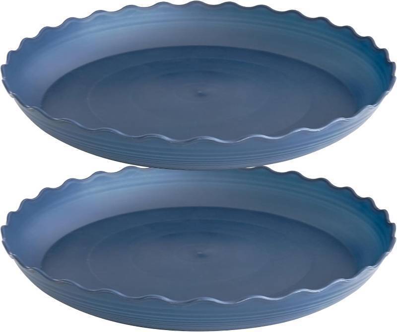 lot 351884 image: 2 Pack of 16 inch Plant Saucer Plant Tray, Plastic Plant Saucer, Heavy Duty Plant Tray for Pots, Plant Saucers for Indoors Planter, Garden Water Plate Bowls for Gallon Grow Bags (White)