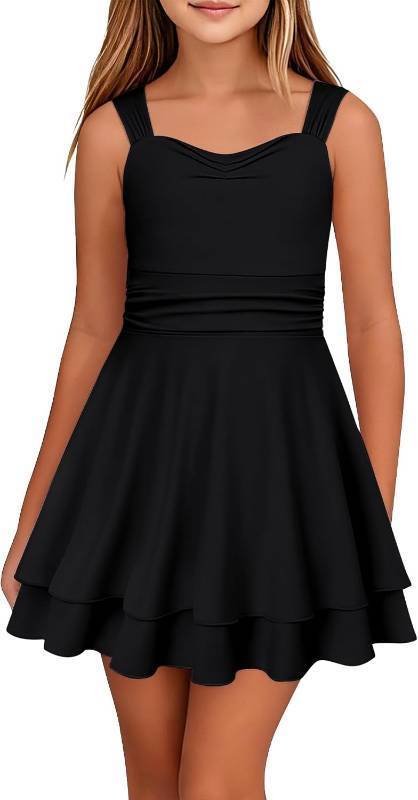lot 351957 image: Tween Girls Sleeveless Dress Casual Athletic Dress 7-16Y