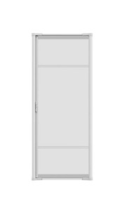 lot 311494 image: Retails for $330 Cool Retractable Screen Door for Single Door Opening White