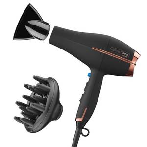 lot 1864 image: Conair InfinitiPRO Hair Dryer 1875W Black with Diffuser & Concentrator