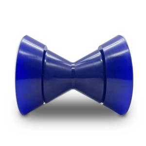 lot 1920 image: COLOFULWAY Boat Trailer Bow Roller 4-Inch Polyurethane 12-Inch Shaft Blue