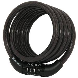 lot 2003 image: Master Lock Combination Cable Bike Lock 4 Ft 8143D