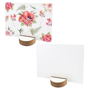 lot 2005 image: Framendino Sublimation Photo Frame Blanks 5x7 Inch Acrylic Wood Stand 2 Pack