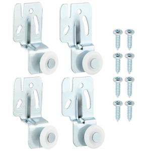 lot 2014 image: Frandilo Top Hung Sliding Door Roller Kit 4 Pc For 34 To 1-38 In Doors