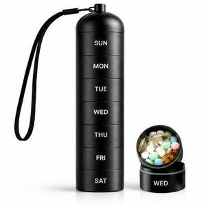 lot 2017 image: MEDca 7 Day Aluminum Alloy Weekly Pill Organizer