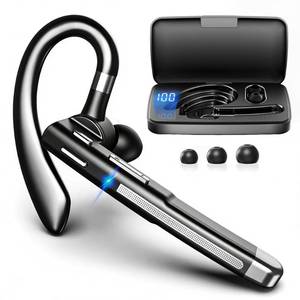 lot 2392 image: Bluetooth 6.1 Single-Ear Wireless Headset With Mute Button  Retail $109.99