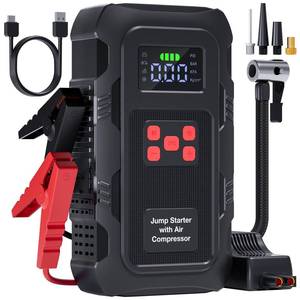 lot 2399 image: HPBS 5000A Jump Starter with Air Compressor 150 PSI 12V Car Battery Booster  Retail $109.99