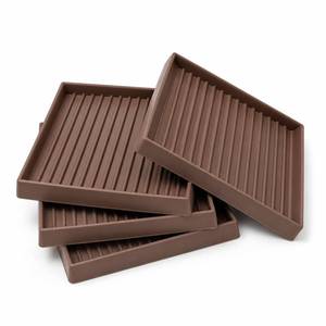 lot 2465 image: Jayen Furniture Caster Cups Non Slip Coasters 5x5 Inch